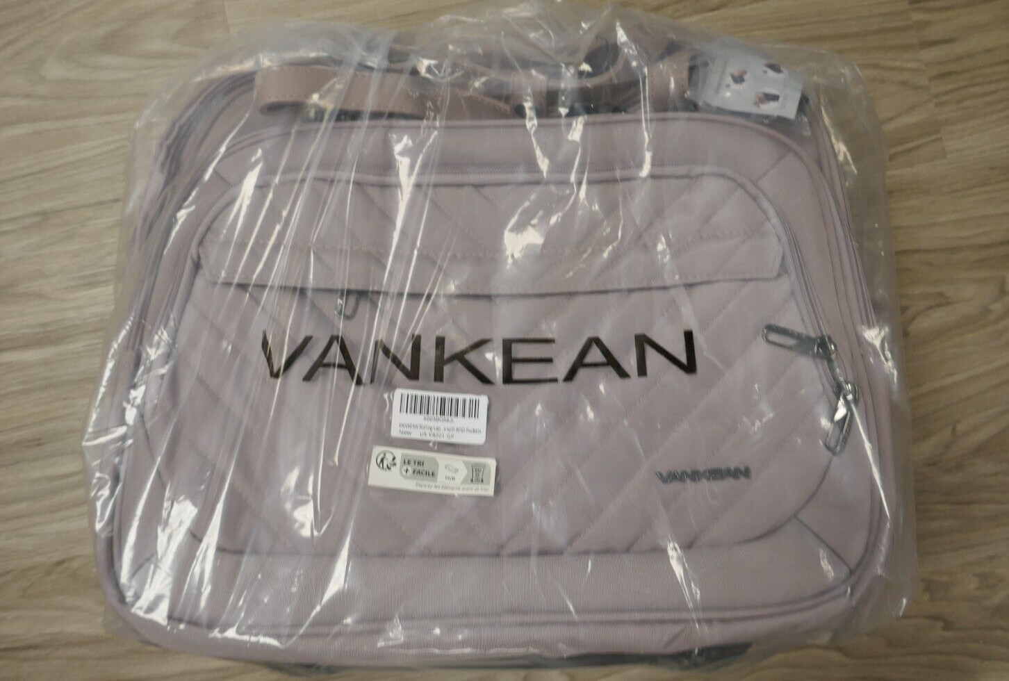 VANKEAN Rolling Laptop Bag Women with Wheels 15.6 Inch Rolling Briefcase #C9