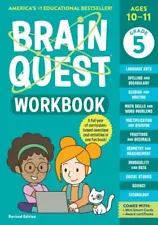 Brain Quest Workbook Grade 5 Ages 10-11, full year curriculum based exercises