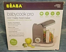 Beaba Babycook Pro Baby Food Maker and Steamer - Latte/Mint