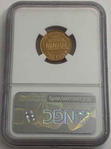1962 NGC PF69 RD Ultra Cameo Red Proof Lincoln Memorial Penny 1c Portrait Pop 46 - Picture 2 of 3