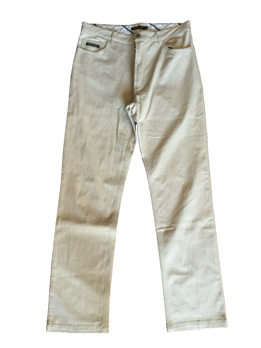 Marina Yachting Jeans Pantalón Hosen De Algodón Beige Talla 32