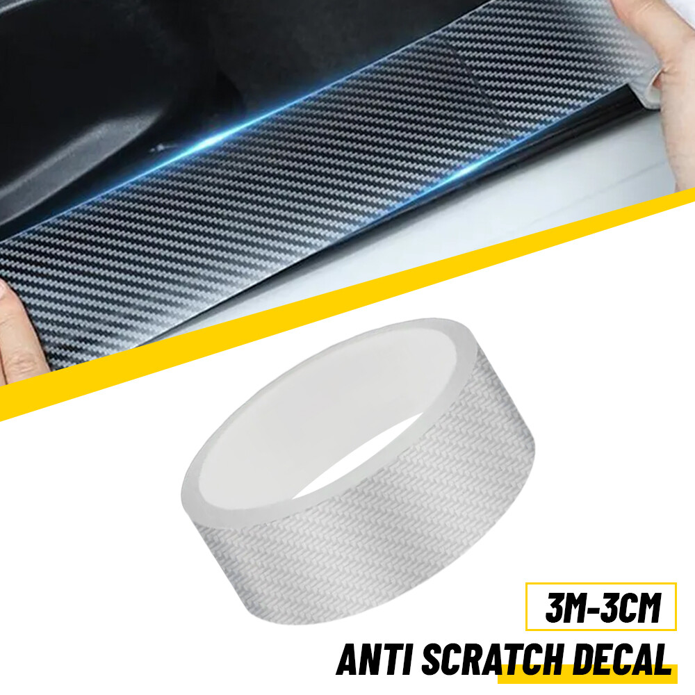 Universal 4X Rear Bumper Diffuser Fin Spoiler 4 Lip Wing Splitter Carbon Fiber