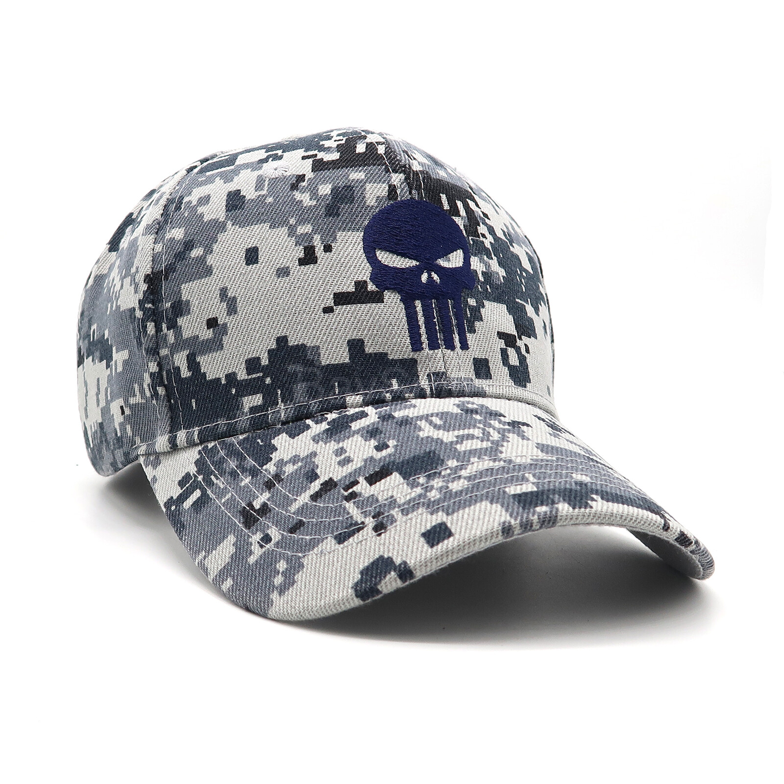 Gorra de béisbol para hombre equipo táctico sombreros de camuflaje con calavera gorras militares