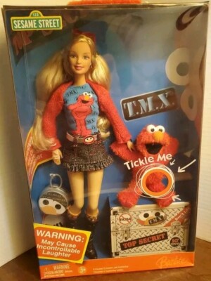 Mattel BARBIE Loves Sesame Street T.M.X. Tickle Me ELMO Doll (K5499) NEW IN BOX