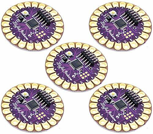 TECNOIOT 5pcs Lilypad 328 Main Board ATmega328P ATmega328 16M (G1w)