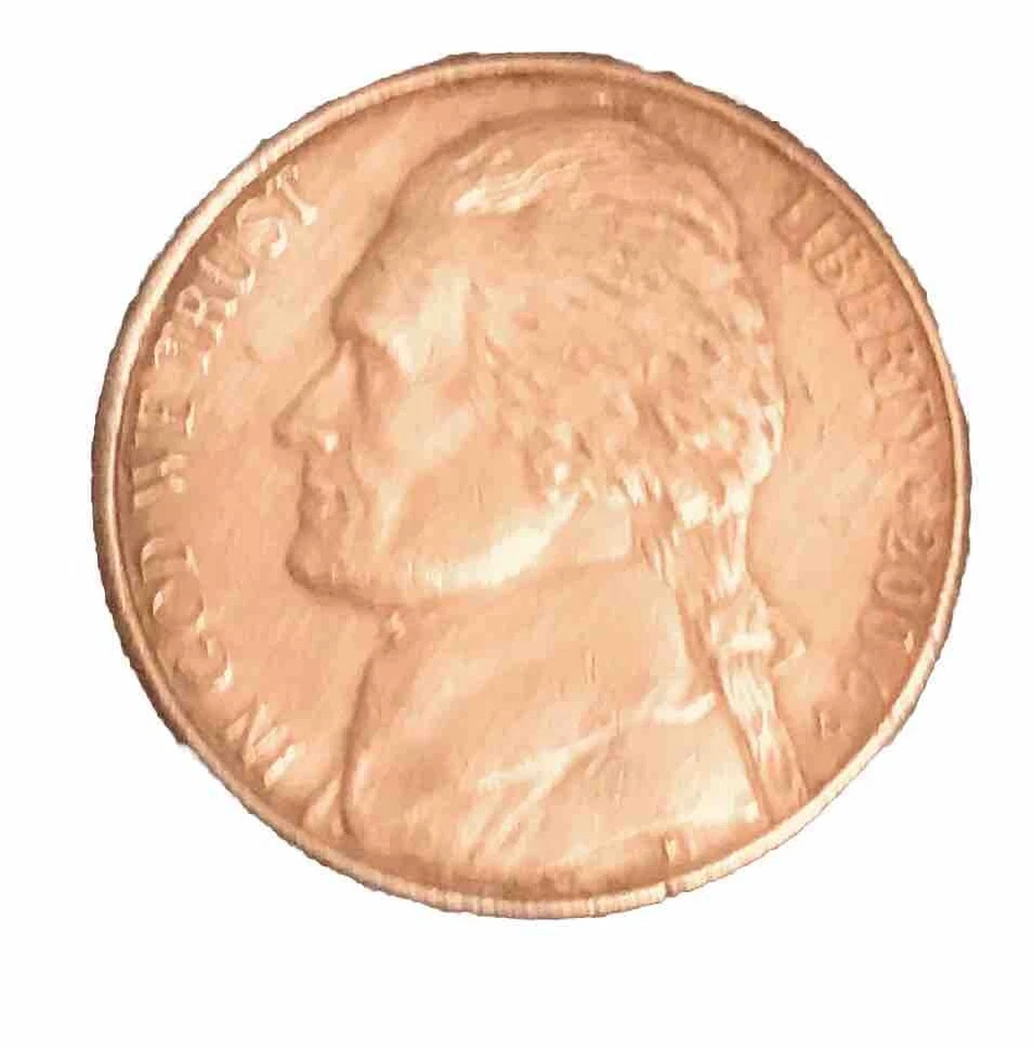 2004 D Jefferson Nickel, Faint 4/Double Mint Mark, DDR Errors; US Old Coin Money - Image 2 of 4