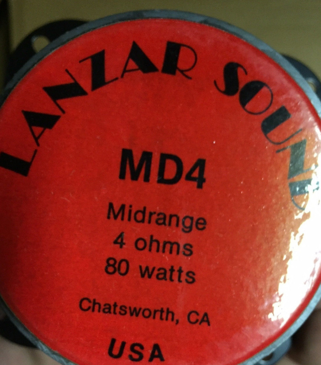 Lanzar MD4 Midrange Speakers BRAND NEW! Old School NEW OLD STOCK! RARE VINTAGE!