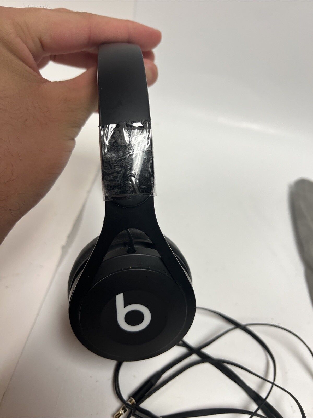 Beats by Dr. Dre EP Headphones - Black (Tested) Headband Is Not Adjustable Taped