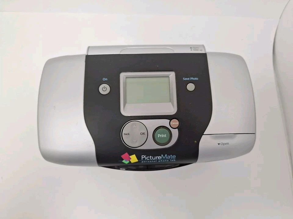Epson Picture Mate B271A Digital Photo Inkjet Printer Tested W/Power Cord -No CD - Image 3 of 4