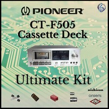 Pioneer CT-F505 Cassette Deck Ultimate Upgrade Kit Genuine Parts Restoration