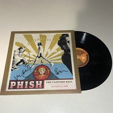 PHISH BAND signed autographed CLIFFORD BALL TREY MIKE PAIGE VINYL ALBUM JSA COA