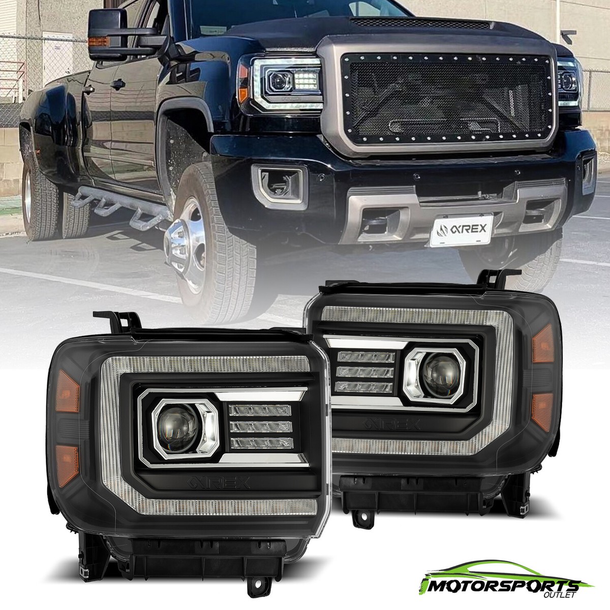 Fit 14-18 GMC Sierra 1500/2500HD/3500HD PRO-Series Projector