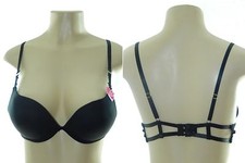 NEW MAX CLEAVAGE DEEP PLUNGE POWER PUSH UP BRA MOLDED 34-36 38 B C D