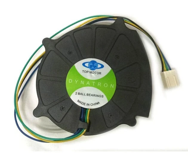 TopMotor DB128015BU-PWMG (Plastic) 80mm x 80mm x 15mm Ball Bearing PWM Blower - Image 2 of 3