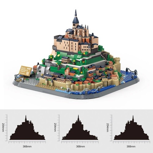 Wange Bloque de Construcción Juguetes Arquitectura Mundial Ladrillos Modelo para Adultos o Niños - Imagen 544 de 872