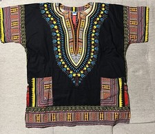 Vintage Mama Papa Dashiki Tunic Boho Shirt
