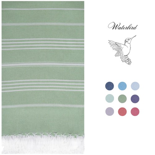 Turkish Beach Towel Oversized 38 X 71 Inches 100% Turkish Cotton Made In Turkey