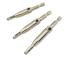 TITAN HEX SHANK WOOD HINGE DRILL BITS 3 PIECE SET 5/64” 7/64” 9/64”VAT Inc