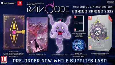 Master Detective Archives: Rain Code (Mysteriful Limited Edition) Buch Nintendo