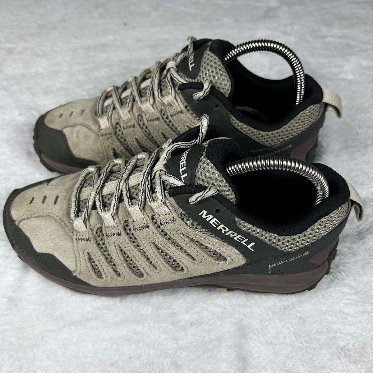 Merrell Crosslander 3 Women's Hiking Shoes Silver/Antler Size 7.5