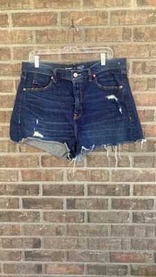 NWT Old Navy - Sky-Hi A-Line Higher High-Rise jean shorts, 14