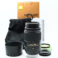Nikon AF-S DX NIKKOR 55-300mm F4.5-5.6G ED VR Lens for F Mount w /Box #260223g