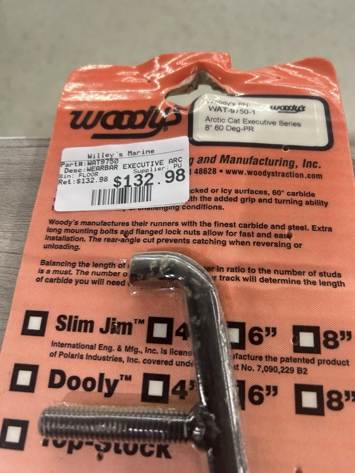 Woodys - WAT-9750 - Executive Series Flat-Top Carbide Runners - Image 3 of 4