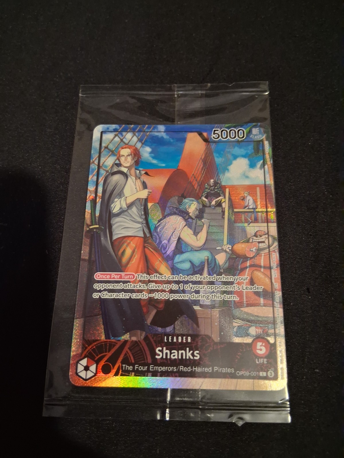 2025 One Piece Promos PSA Collector's Club Exclusive Shanks OP09-001 SEALED