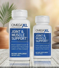 Omega XL Joint  Muscle Support Softgels Choose 120 or 300 Count New