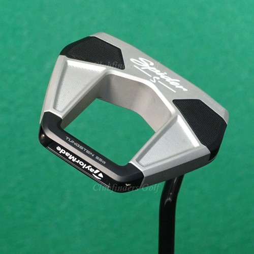 TaylorMade Spider S Platinum 34,5" Single-Bend Mallet Putter mit Super Stroke & HC