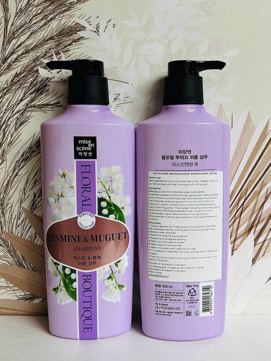 2-Pack Floral Boutique Jasmine Muguet Moisturizing Shampoo 650
