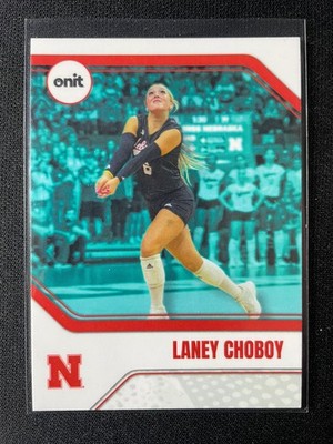 2025 Onit Athlete Laney Choboy Parallel Teal SP #P-5 Nebraska Volleyball!