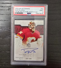 2023 SP AUTHENTIC DUSTIN WOLF RETRO FUTURE WATCH AUTO RC  360/399 PSA 9