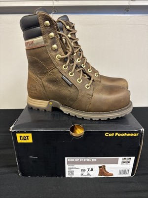 Caterpillar Cat Women s Echo Waterproof Steel Toe Work Boot Boots Leather 7.5 M