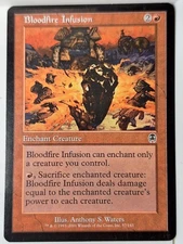 Bloodfire Infusion - Apocalypse - Magic the Gathering MTG Nice!