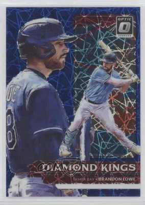 2022 Donruss Optic Diamond Kings Blue Velocity Prizm 60/99 Brandon Lowe #1 10k8