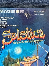 Lotto giochi Solstice and Bases Loaded Nes (Nintendo Entertainment System) testati!