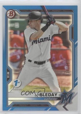 2021 Bowman Draft 1st Edition Blue Foil 14/150 JJ Bleday #BD-17 0m4q