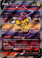 raikou v pokemon card value Raikou V - SWSH09: Brilliant Stars [ULTRA RARE]