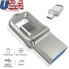 2TB OTG Type C USB Flash Pen Drive Memory Stick Storage New For Samsung Android