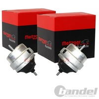2X Metzger Motorlager Beidseitig Vorne Passend FÜR Audi A4 A6 Skoda Superb VW