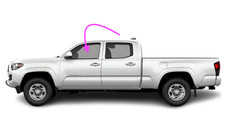 Fits:19-23 Toyota Tacoma 2D EXT & 4D CrewCab Driver Left Front Door Window Glass