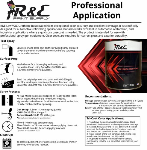 Automotive Paint for Honda NH830M, Lunar Silver - Picture 4 of 30