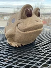Royal Haeger Frog Planter Mid-Century Bennington Sand & Brown Glaze USA