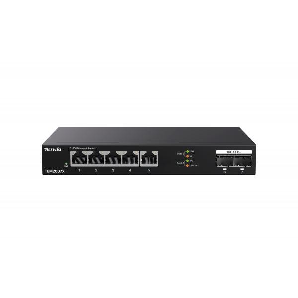 Tenda Nero Tem2007x Switch Ethernet 2.5 Gigabit 5 (5 Porte), Switch Di Rete, - Immagine 6