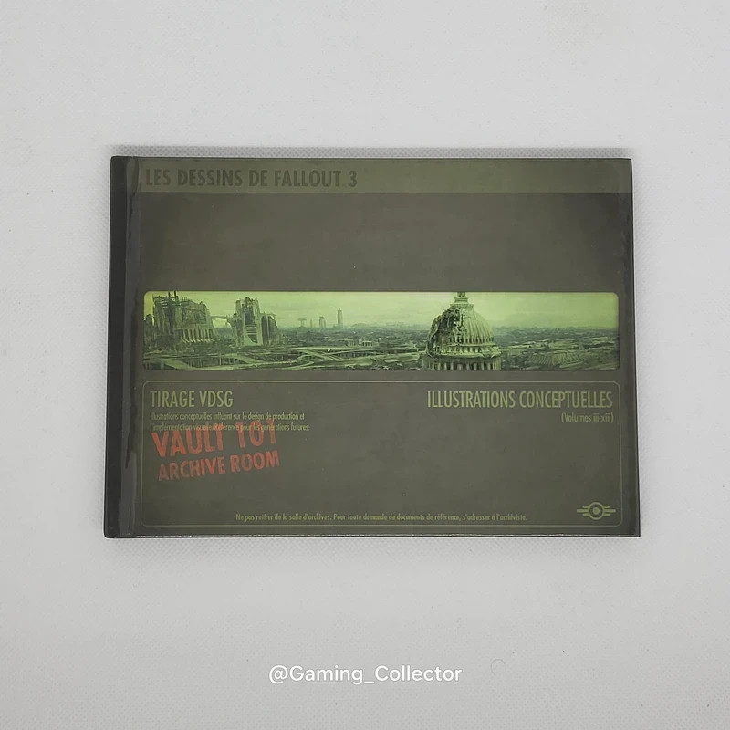 Fallout 3 : Artbook/Livre Collector de la lunchbox pour Ps3/Xbox 360/PC
