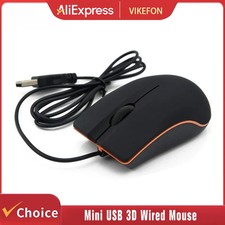 3D Wired Optical Mouse 1200 DPI for Laptop, PC, Desktop  Macbook
