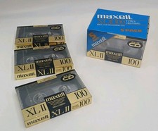 Maxell XLII 100 High Bias Cassettes New Sealed Made in Japan Lot Of 8 Cassettes