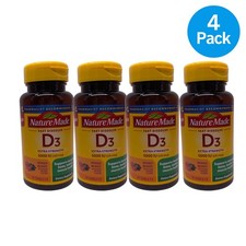 Nature Made Vitamin D3 5000 IU 70 Tablets Fast Dissolve 4 Pack New Exp 05/2027