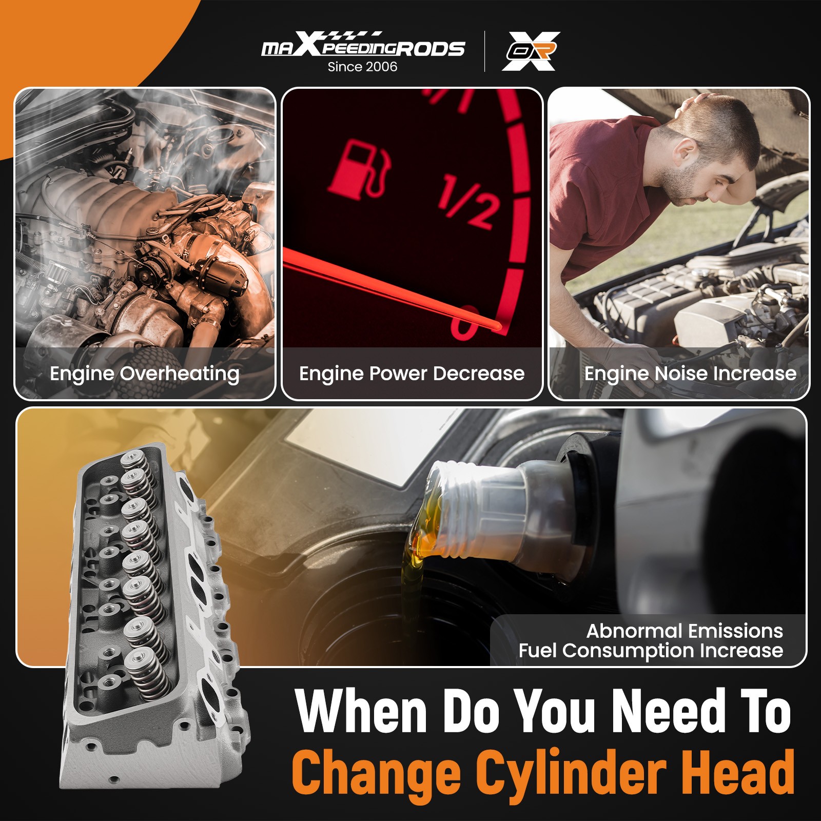 12528913 Complete Cylinder Head for Chevy GMC Cadillac 5.7L 350Cu OHV 1996-2002